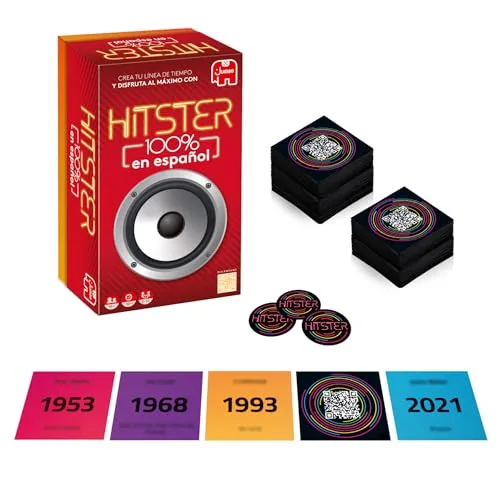 Hitster ▫️ 100% em espanhol - Jogo musical para adultos - Jogo de festa (ES) 4