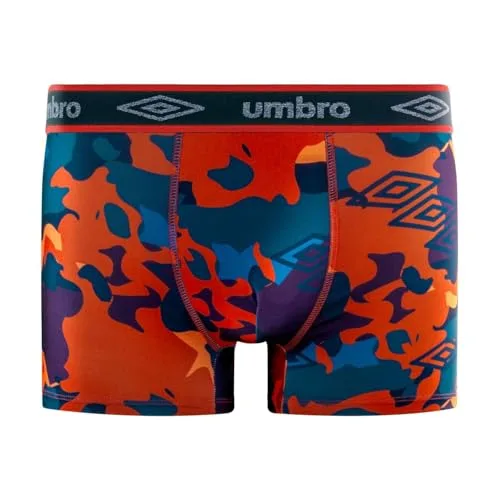 Umbro ▫️ Cuecas de microfibra lisas para homem (pacote de 3) 5