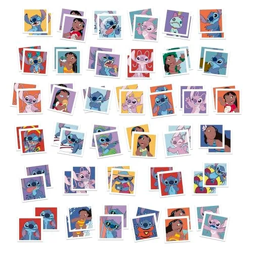 Educa ▫️ Identic Stitch. Jogo educativo de memória para bebés com 72 cartas. Encontre os pares e desenvolva competências básicas como perspicácia visual, atenção e memória. A partir dos 3 anos (20315) 2