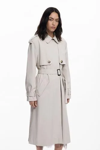 Desigual ▫️ TRENCH_PLEATED, 6008 BEIGE, S 4