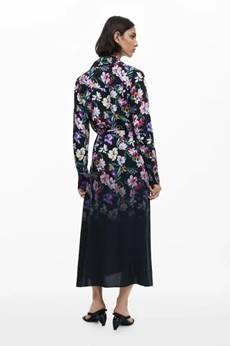 Desigual ▫️ Vestido_Camisero_acril Casual para Mulher 5