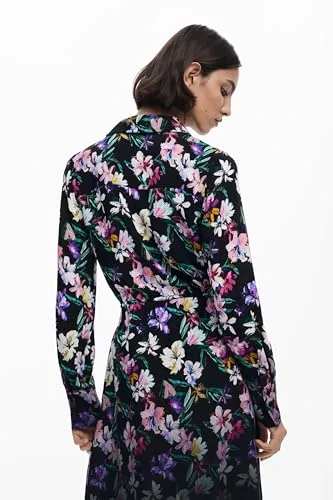 Desigual ▫️ Vestido_Camisero_acril Casual para Mulher 6