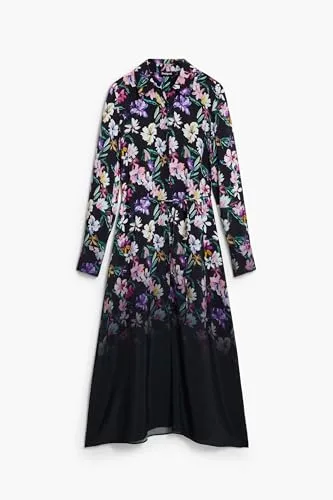 Desigual ▫️ Vestido_Camisero_acril Casual para Mulher 7