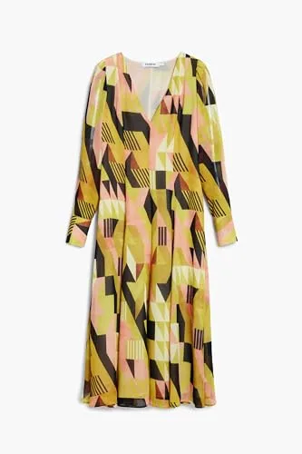Desigual ▫️ Vest_geometria_l Vestido Casual para Mulher 7