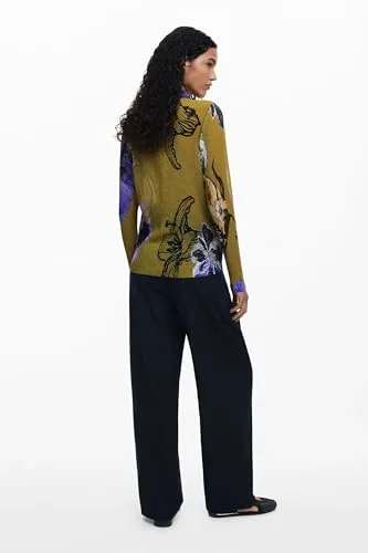 Desigual ▫️ Blusa Ts_tulleflower_l para mulher 6