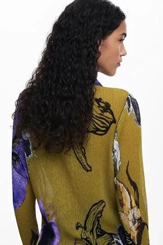 Desigual ▫️ Blusa Ts_tulleflower_l para mulher 7