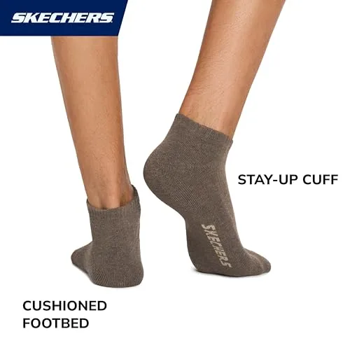 Skechers ▫️ Meias para homem, Bolo de creme irlandês/chocolate, 43-47 4