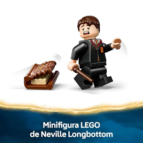 LEGO ▫️ Harry Potter: O Livro dos Monstros Monstruoso com Função de Carregamento Manual para Abrir e Fechar a Boca - Minifigura de Neville Longbottom - Presente para meninas e meninos a partir dos 9 anos 76449 4
