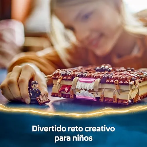 LEGO ▫️ Harry Potter: O Livro dos Monstros Monstruoso com Função de Carregamento Manual para Abrir e Fechar a Boca - Minifigura de Neville Longbottom - Presente para meninas e meninos a partir dos 9 anos 76449 5