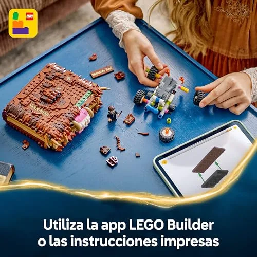 LEGO ▫️ Harry Potter: O Livro dos Monstros Monstruoso com Função de Carregamento Manual para Abrir e Fechar a Boca - Minifigura de Neville Longbottom - Presente para meninas e meninos a partir dos 9 anos 76449 6