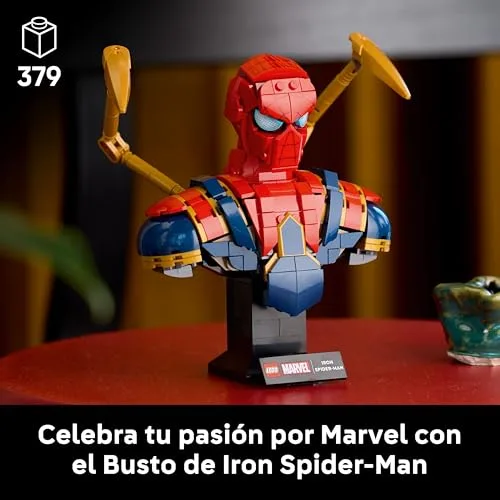 LEGO ▫️ Marvel Busto do Homem-Aranha de Ferro 76326 2