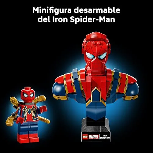 LEGO ▫️ Marvel Busto do Homem-Aranha de Ferro 76326 6