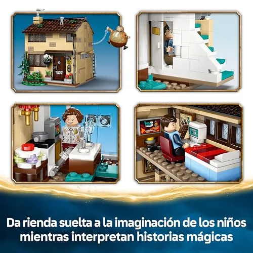 LEGO ▫️ Harry Potter Privet Drive: Visita da Tia Marge - Casa de brincar com 5 minifiguras e uma figura insuflável da Tia Marge - Presente para meninas e meninos a partir dos 8 anos, fãs de «O Prisioneiro de Azkaban» 76451 4