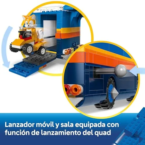 LEGO ▫️ Sonic The Hedgehog Team Sonic Command Truck - Conjunto interativo com um ATV e 5 figuras, incluindo o Tails - Presente para rapazes e raparigas a partir dos 8 anos e fãs de jogos - 77006 3