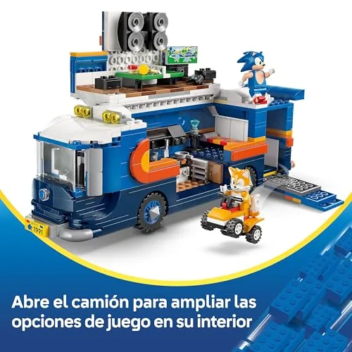 LEGO ▫️ Sonic The Hedgehog Team Sonic Command Truck - Conjunto interativo com um ATV e 5 figuras, incluindo o Tails - Presente para rapazes e raparigas a partir dos 8 anos e fãs de jogos - 77006 5