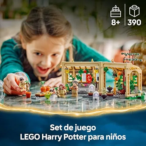 LEGO ▫️ Harry Potter Castelo de Hogwarts: Aula de Herbologia - Minifiguras de Neville Longbottom, Hermione Granger e Prof. Sprout - 3 Mandrágoras de Brinquedo - Presente para meninas e meninos a partir dos 8 anos 76445 2