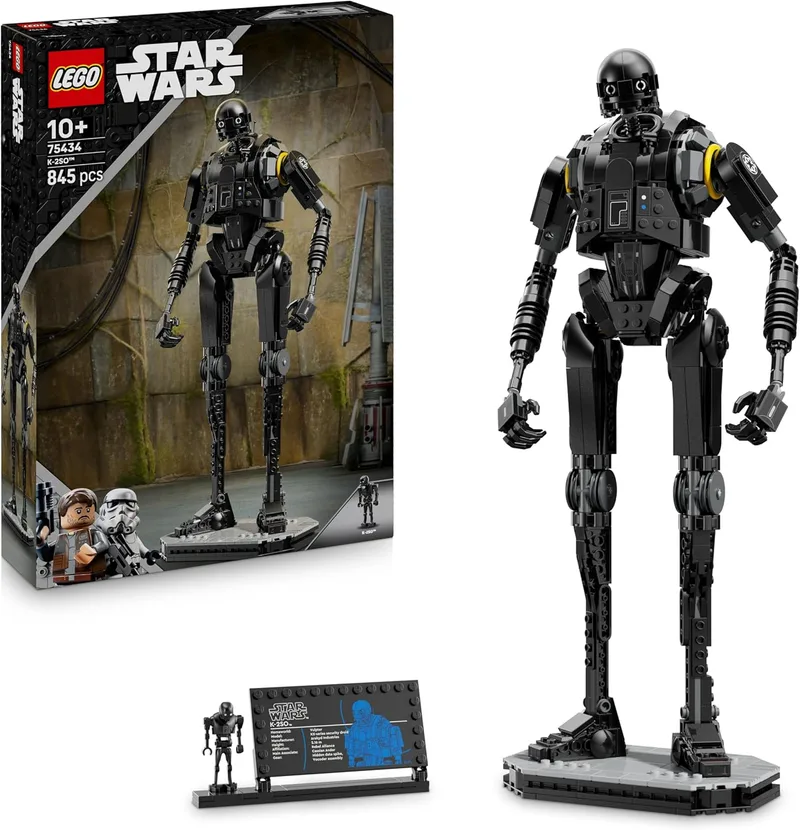 LEGO Star Wars 75434 K-2SO Security Droid - Brinquedo de construção - Figura articulada com placa de identificação - Modelo colecionável - Prenda para Rapazes e Raparigas com mais de 10 anos e Fãs de Andor