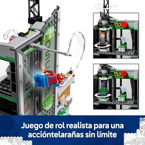 LEGO ▫️ Marvel: Homem-Aranha vs. Oscorp 76324 5