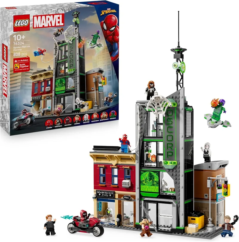 LEGO ▫️ Marvel: Homem-Aranha vs. Oscorp 76324