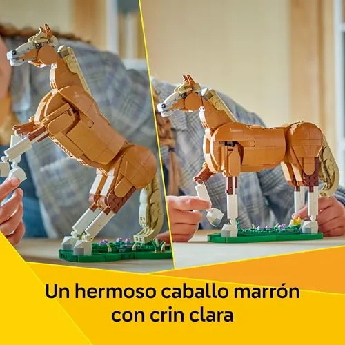 LEGO ▫️ Creator 3 em 1 Cavalo Nobre 31166 3