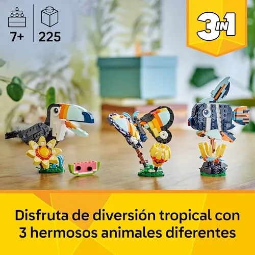 LEGO ▫️ Creator 3 em 1 Fauna Selvagem: Tucano Tropical 31173 2