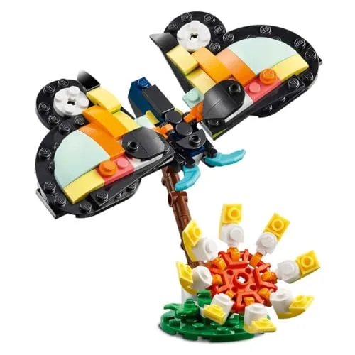 LEGO ▫️ Creator 3 em 1 Fauna Selvagem: Tucano Tropical 31173 4