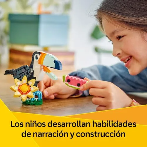 LEGO ▫️ Creator 3 em 1 Fauna Selvagem: Tucano Tropical 31173 5