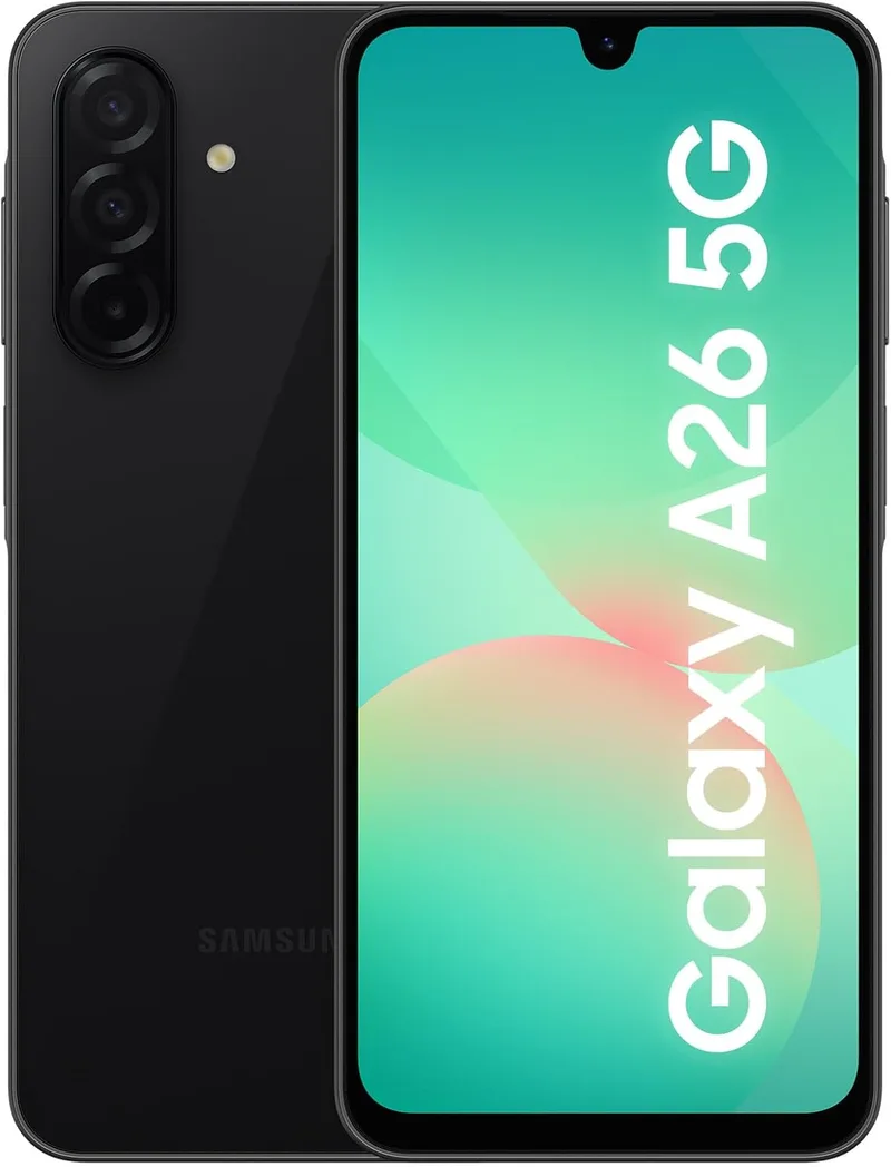 Samsung ▫️ Telemóvel Galaxy A26 5G 256 GB, Inteligência Incrível, 6 GB de RAM, Câmara de 50 MP, Preto, Garantia do Fabricante de 3 Anos + 1 Ano Extra