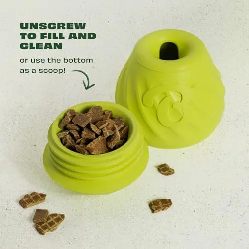 Benebone ▫️ Pawbler - Brinquedo interativo de borracha natural para cães com dispensador de guloseimas e ração, ideal para combater o tédio 6