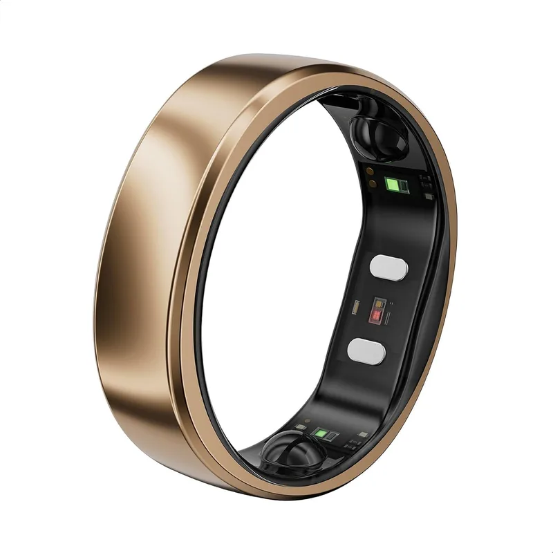 RingConn ▫️ Anel Inteligente Gen 2 Air - Duna Dourado - Tamanho 7