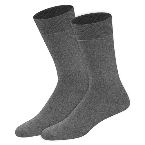 SOXCO ▫️ Meias de algodão para homem, até à panturrilha, embalagem de 12 pares 5
