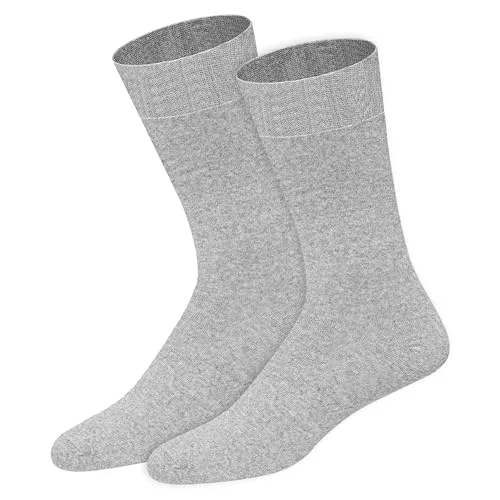 SOXCO ▫️ Meias de algodão para homem, até à panturrilha, embalagem de 12 pares 6