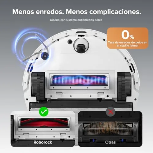 roborock ▫️ Conjunto Q10 S5+: Aspirador e esfregador de chão 2 em 1, 10 000 Pa, Branco 4