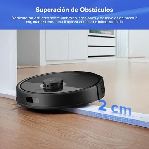 roborock ▫️ Q7L5+ Aspirador e esfregador robótico com sucção extrema de 8000 Pa, preto 6