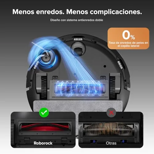 roborock ▫️ Q10 S5+ Aspirador e esfregador robótico 2 em 1, 10 000 Pa, Preto 4