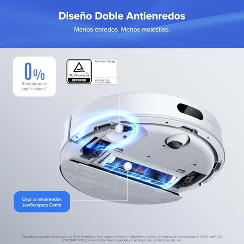 roborock ▫️ Q7L5+ Aspirador e esfregador robótico com sucção extrema de 8000 Pa, branco 7