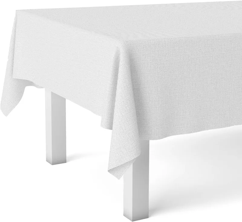Martina Home ▫️ Toalha de mesa otomana TER Branco 140X140 CM
