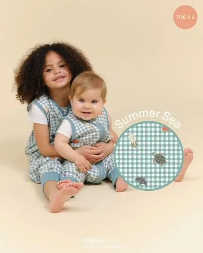 molis & co ▫️ molis&co - Pijama tipo bolha com pés 0,5 TOG - 60 cm (3-6 meses - Ideal para o verão - 100% algodão (Oeko-Tex 100) - Summer Sea 6