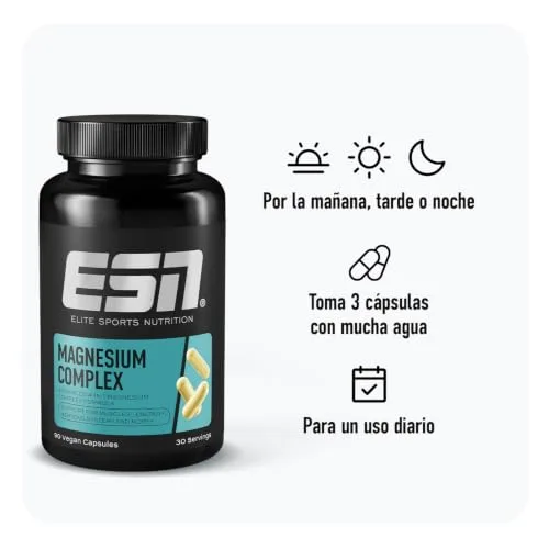 ESN ▫️ Magnesio Complex, 90 cápsulas 3