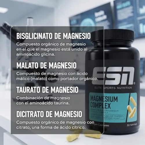 ESN ▫️ Magnesio Complex, 90 cápsulas 5