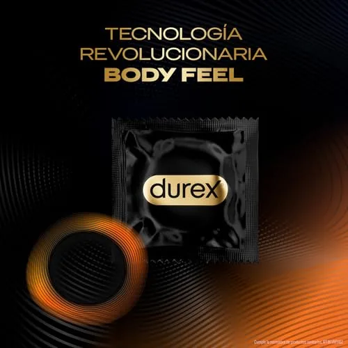 Durex ▫️ Conexión Total – Preservativo Ultra Fino Plus sem látex, com tecnologia Body Feel que transmite melhor o calor corporal, 20 preservativos 4