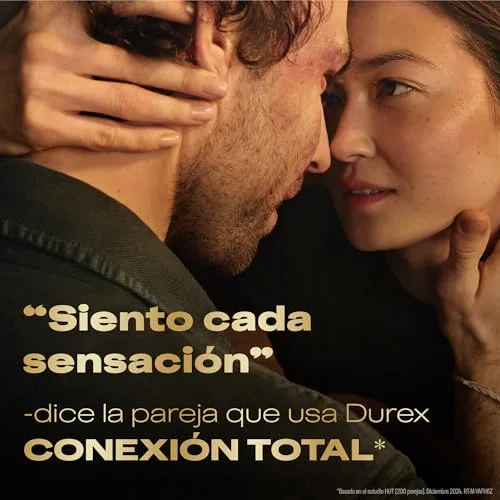 Durex ▫️ Conexión Total – Preservativo Ultra Fino Plus sem látex, com tecnologia Body Feel que transmite melhor o calor corporal, 20 preservativos 5