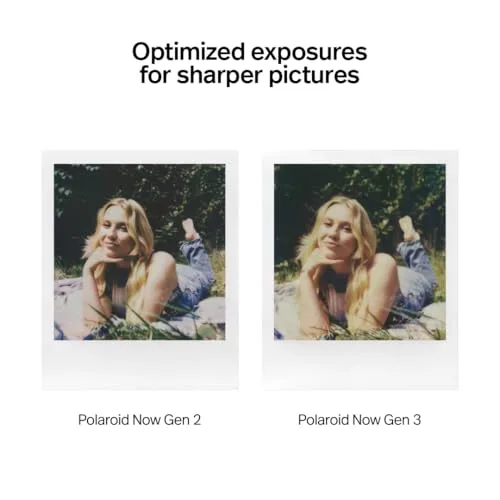 Polaroid ▫️ Câmara fotográfica instantânea Now Gen 3 com USB-C, amarela 5