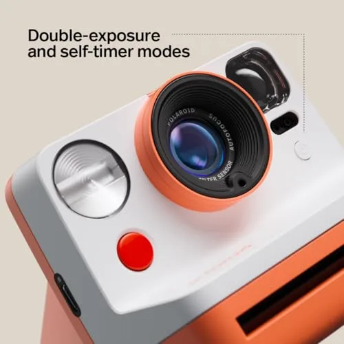 Polaroid ▫️ Câmara fotográfica instantânea Now Gen 3 com USB-C, amarela 6