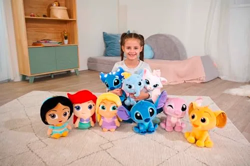 Simba ▫️ Peluche Disney Doorables Stitch de 25 cm com olhos brilhantes e um design adorável, ultra macio e adequado desde os primeiros meses de vida - Peluche colecionável (6315870552) 3