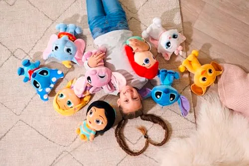 Simba ▫️ Peluche Disney Doorables Stitch de 25 cm com olhos brilhantes e um design adorável, ultra macio e adequado desde os primeiros meses de vida - Peluche colecionável (6315870552) 5
