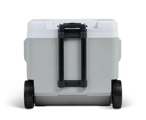 Igloo ▫️ IE42 Frigorífico Elétrico, 12 V e 230 V, 42 L – Mini-frigorífico compacto para carro, campismo, viagens, barco e festivais – com rodas, pega telescópica, compartimento para cabos e modo Eco/MAX 5