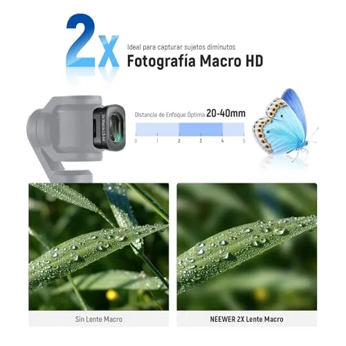 NEEWER ▫️ Kit de filtros e lentes compatível com o DJI Pocket 4/3 / Xtra Muse 4