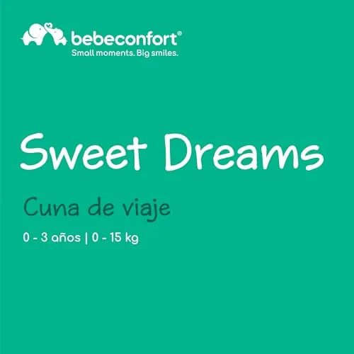 Bebeconfort ▫️ Berço de viagem Sweet Dreams, 0–15 kg, Mineral Gray 2