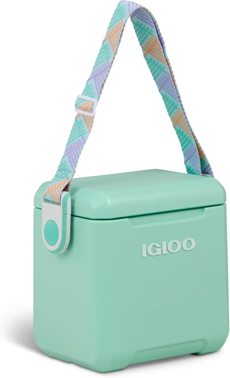 Igloo ▫️ Tag-Along Too Never Passive Cooler 10 L - Geleira portátil leve para acampamento, piquenique, praia e lazer - Geleira compacta de 10 L com alça, resistente e fácil de limpar